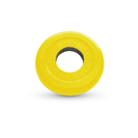 1.25 кг диск (блин) MB Barbell (желтый) 50 мм.