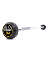 Комплект прямых фиксированных обрезиненных штанг 5 шт от 10 до 20кг Hasttings Digger HD51G2A-10-20